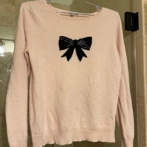 Halogen bow sweater